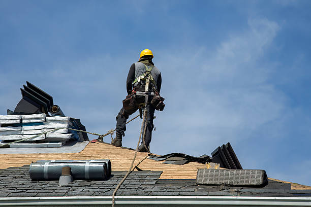 Professional Flat Roof Repair technician working in Meeker, CO